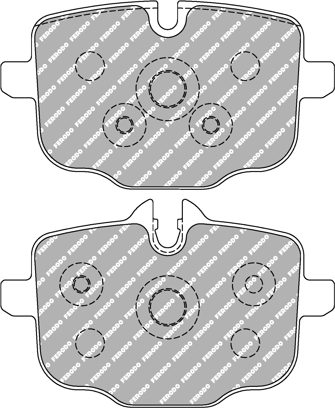 Ferodo Semi-Metallic Brake Pads | FER-FCP4381H