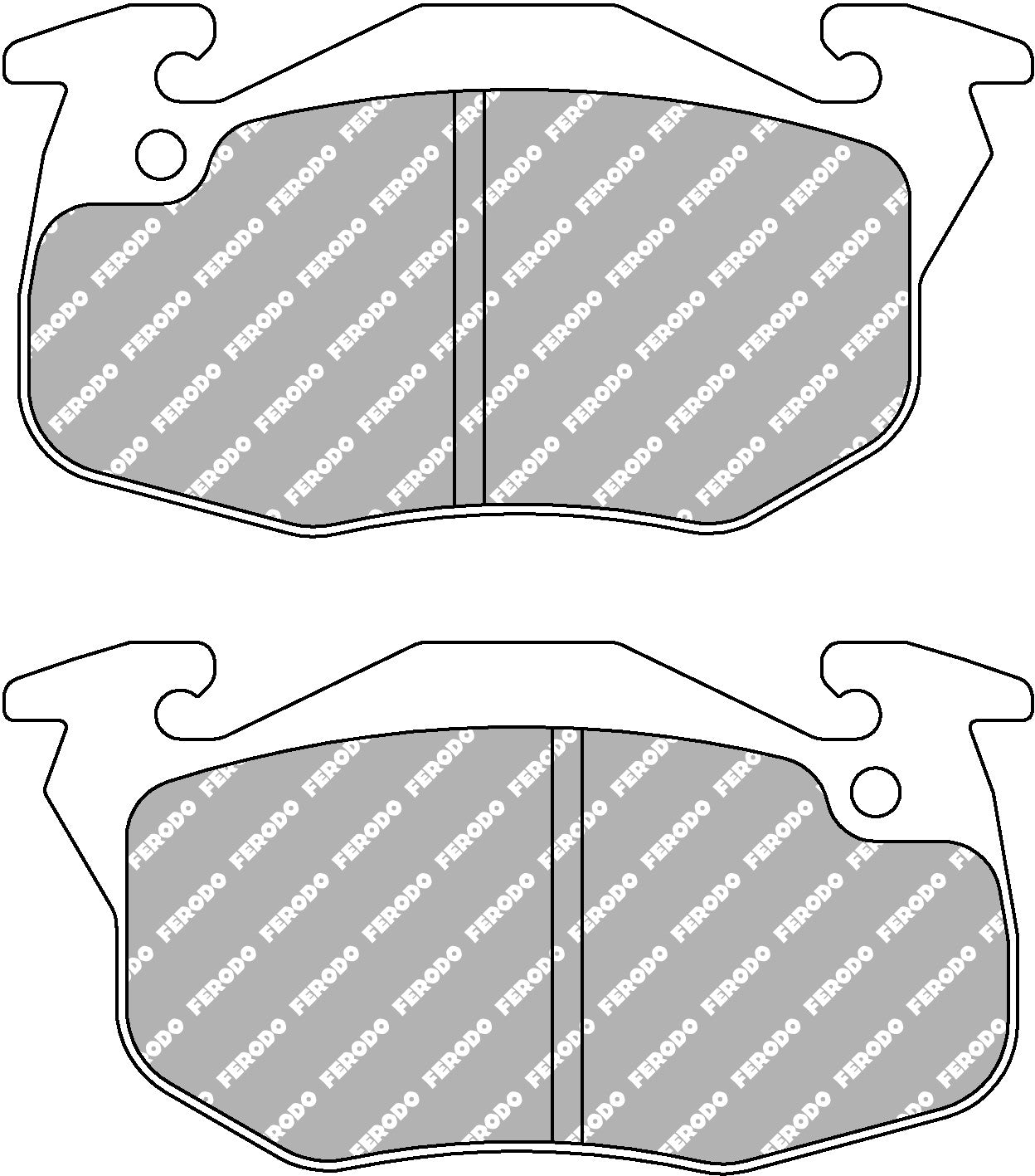 Ferodo Semi-Metallic Brake Pads | FER-FCP393R