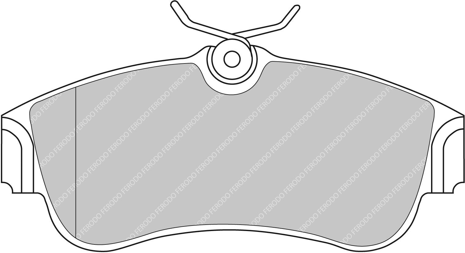 Ferodo Semi-Metallic Brake Pads | FER-FDS604