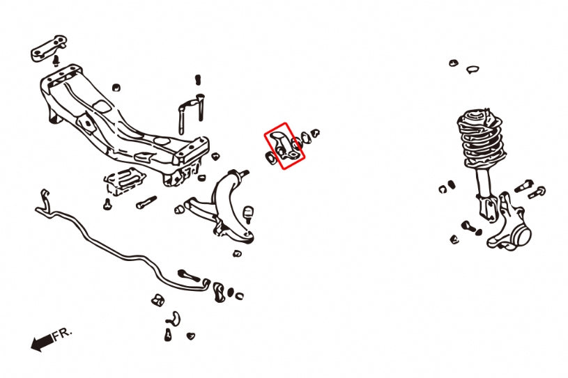 Front Lower Arm Bushing Subaru Forester
