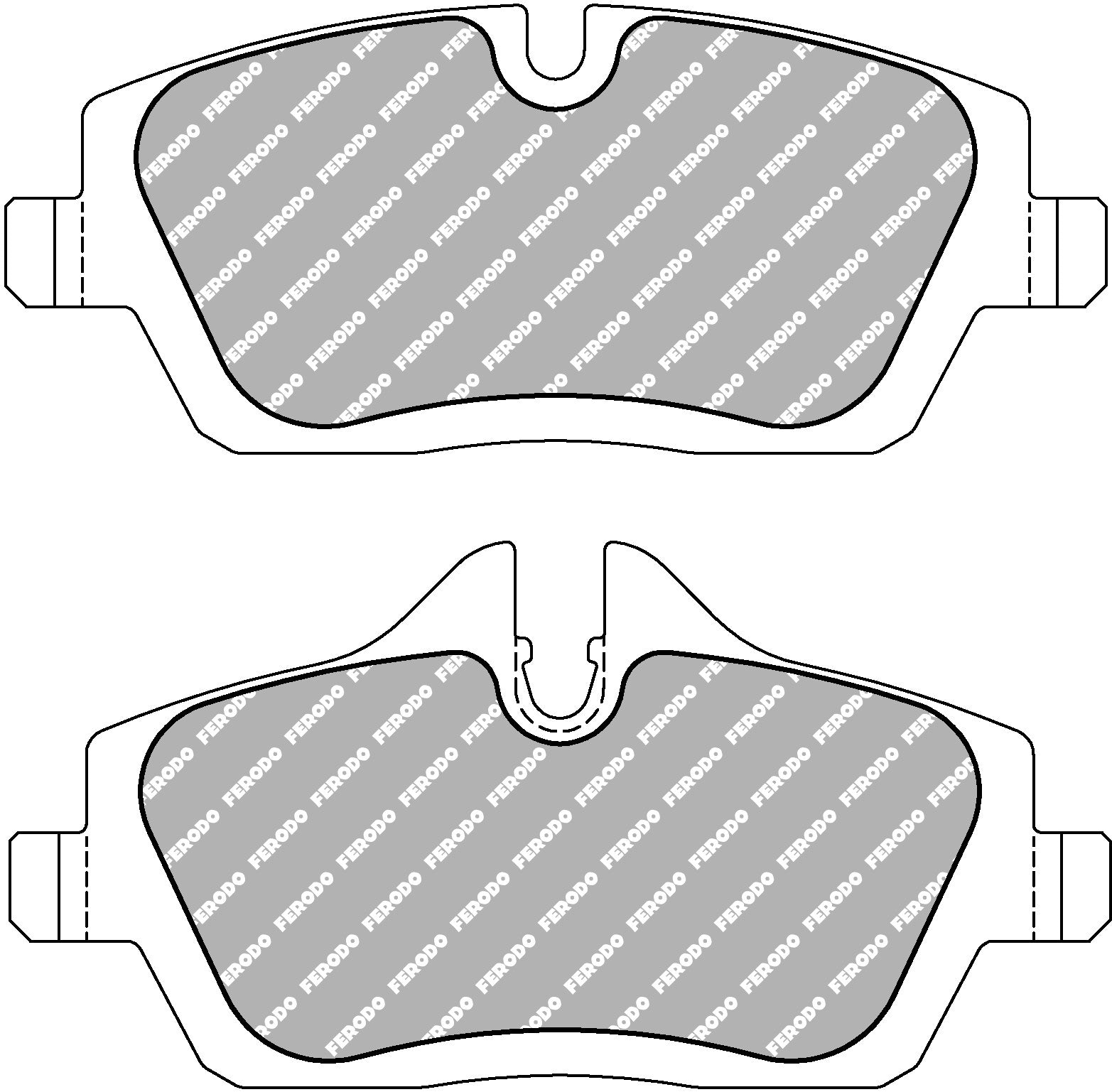 Ferodo Semi-Metallic Brake Pads | FER-FCP1747W