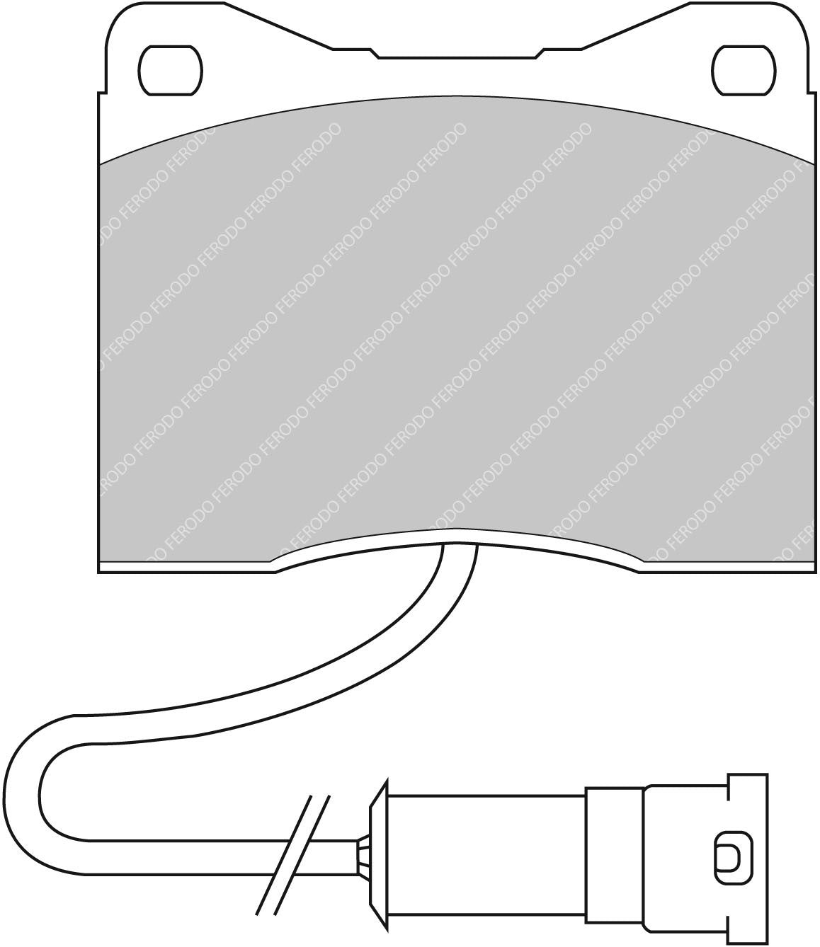 Ferodo Semi-Metallic Brake Pads | FER-FDS399