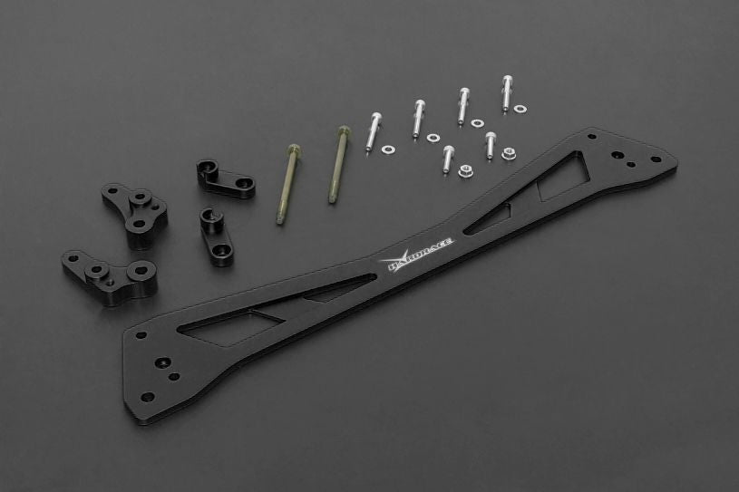 Sub-frame Reinforced Brace Honda Civic, Crx, Integra Black – Chassis Brace by Hardrace | Torque Lab