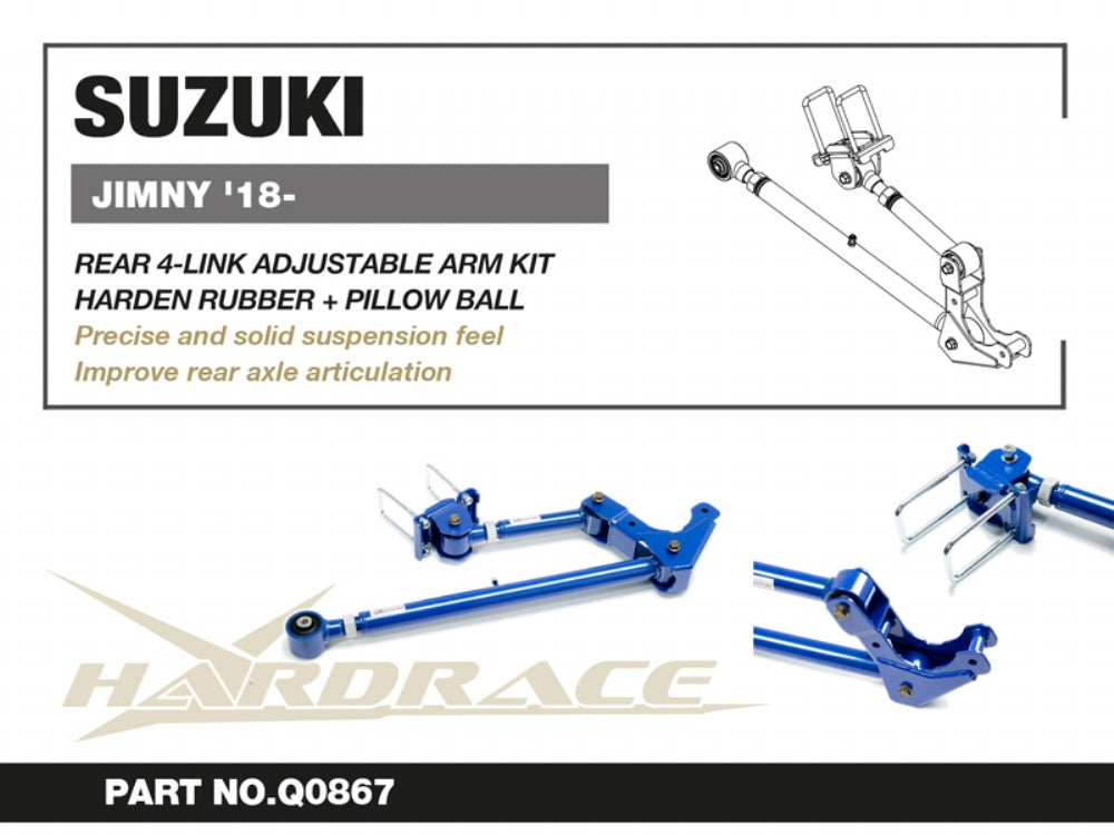 Rear 4-link Arm Kit Suzuki Jimny
