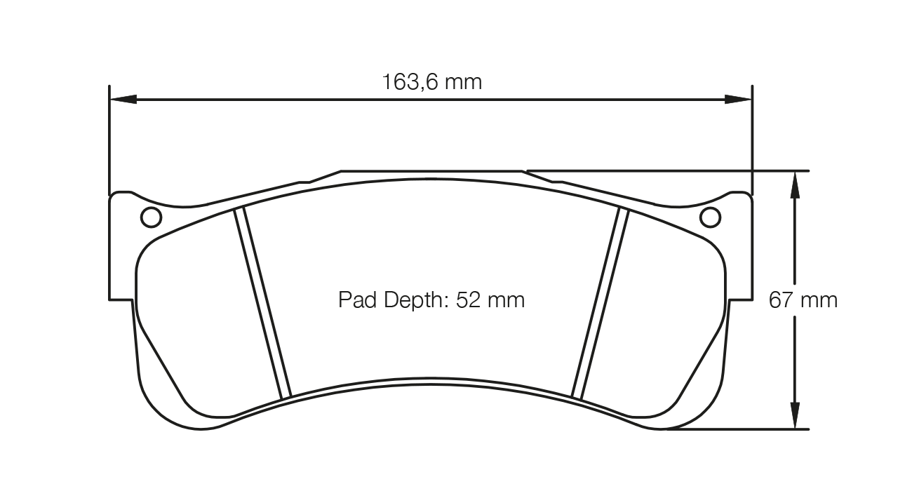 Pagid Racing RST 2E Brake Pads - Front | S8038T2E001 - Pagid Racing brake pads