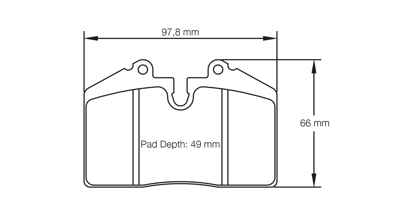 Pagid Racing RST 3 Brake Pads - Front | S1203T03001 - Pagid Racing brake pads