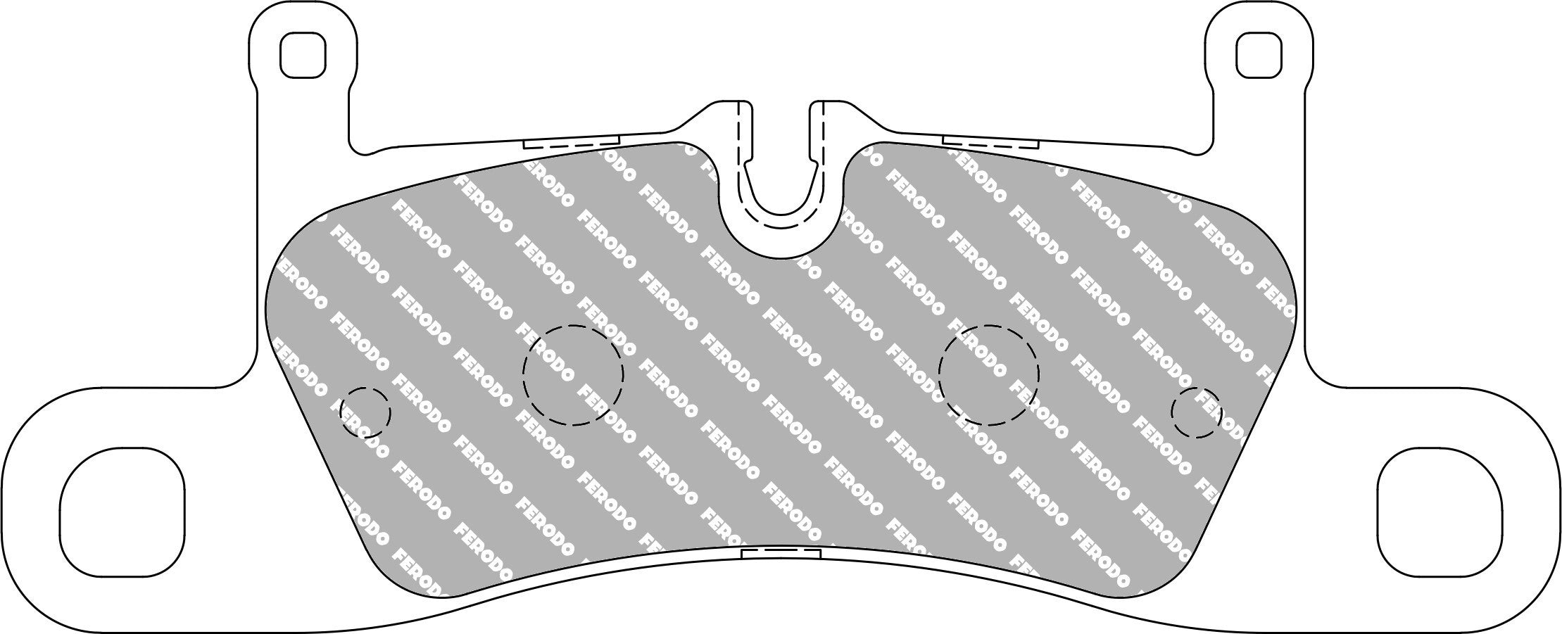 Ferodo Semi-Metallic Brake Pads | FER-FCP4424H
