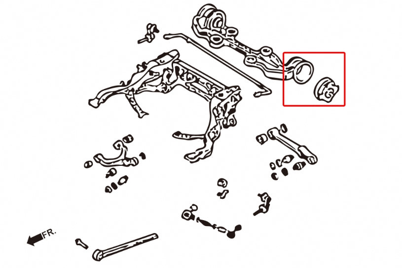 Rear Diff Mount Bushing Mazda RX-7