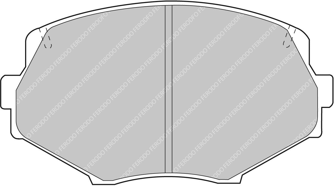 Ferodo Semi-Metallic Brake Pads | FER-FCP1011R