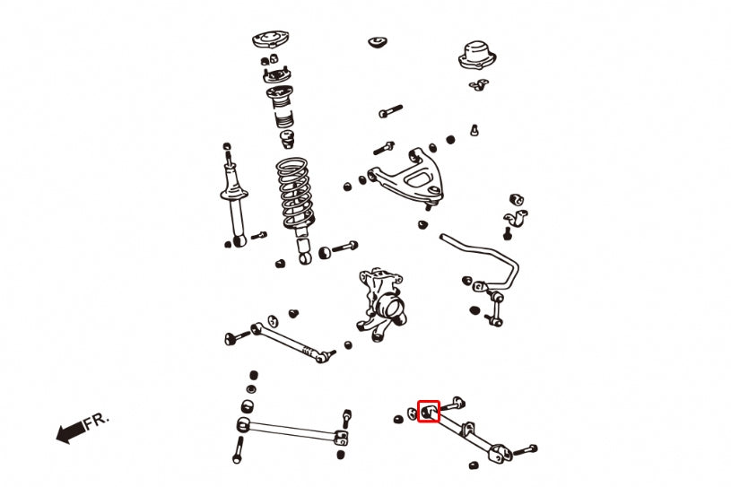 Rear Lower Arm Bushing Toyota Mark ii