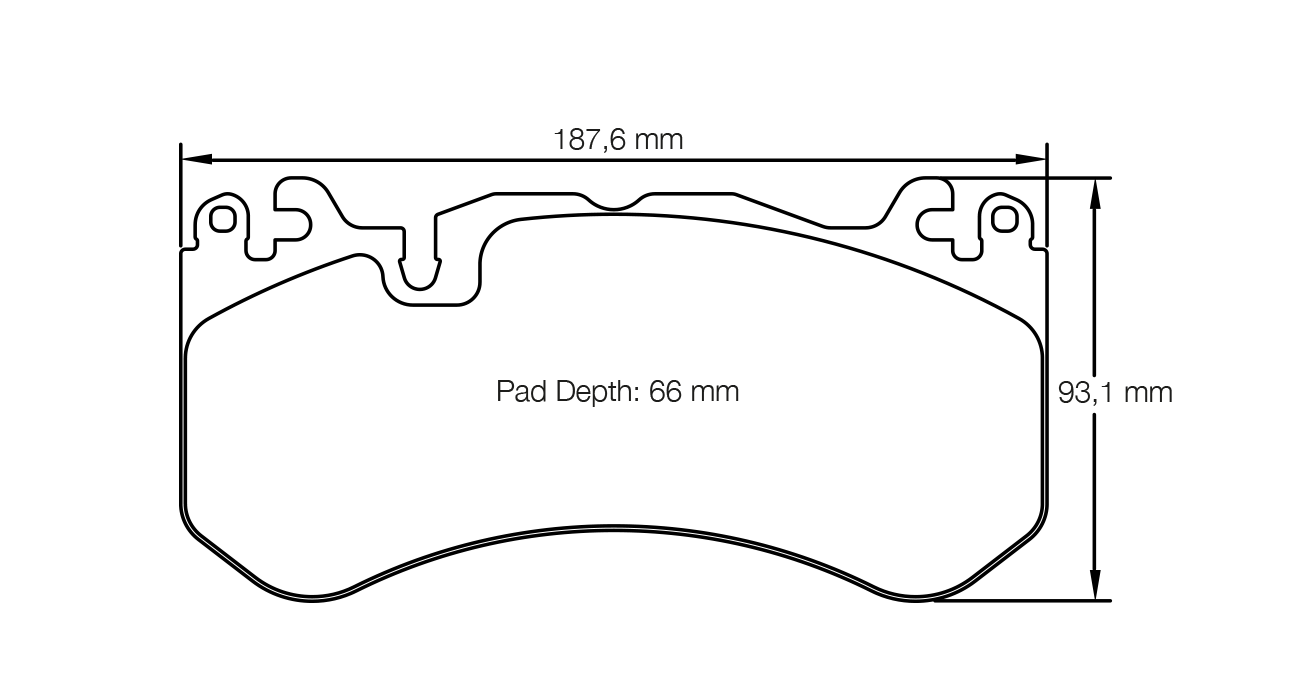 Pagid Racing RSL 29 Brake Pads - Front | S8238R29001 - Pagid Racing brake pads
