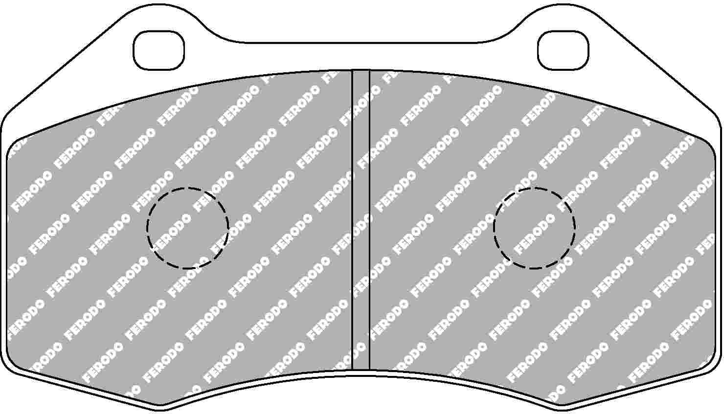 Ferodo Semi-Metallic Brake Pads | FER-FCP4821H