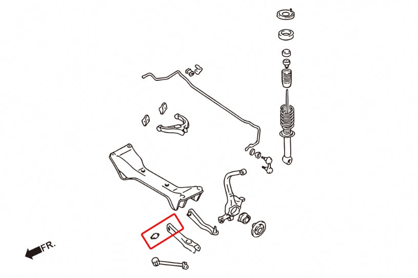 Rear Lower Arm Bushing Mitsubishi Eclipse, Galant