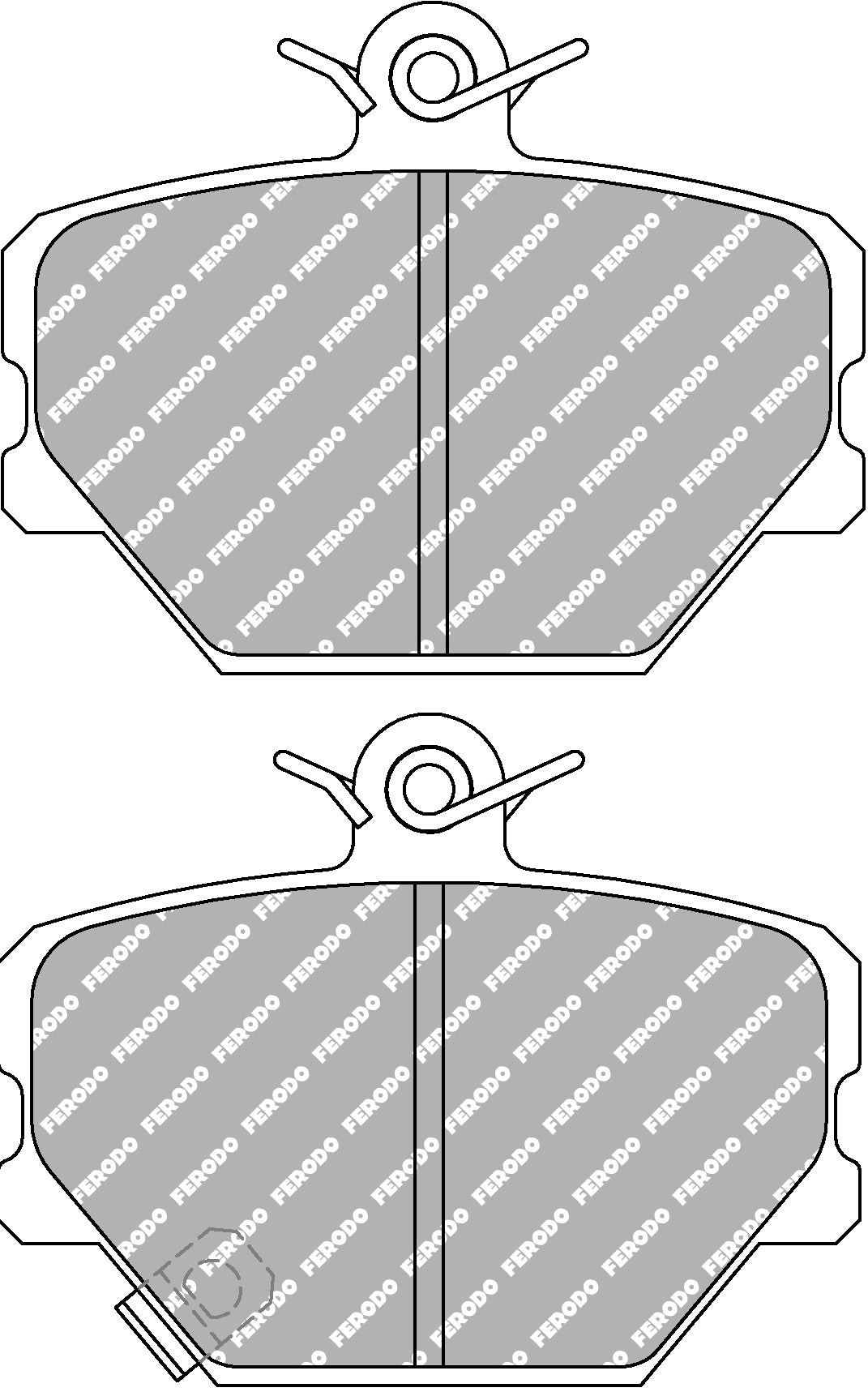 Ferodo Semi-Metallic Brake Pads | FER-FDS1162