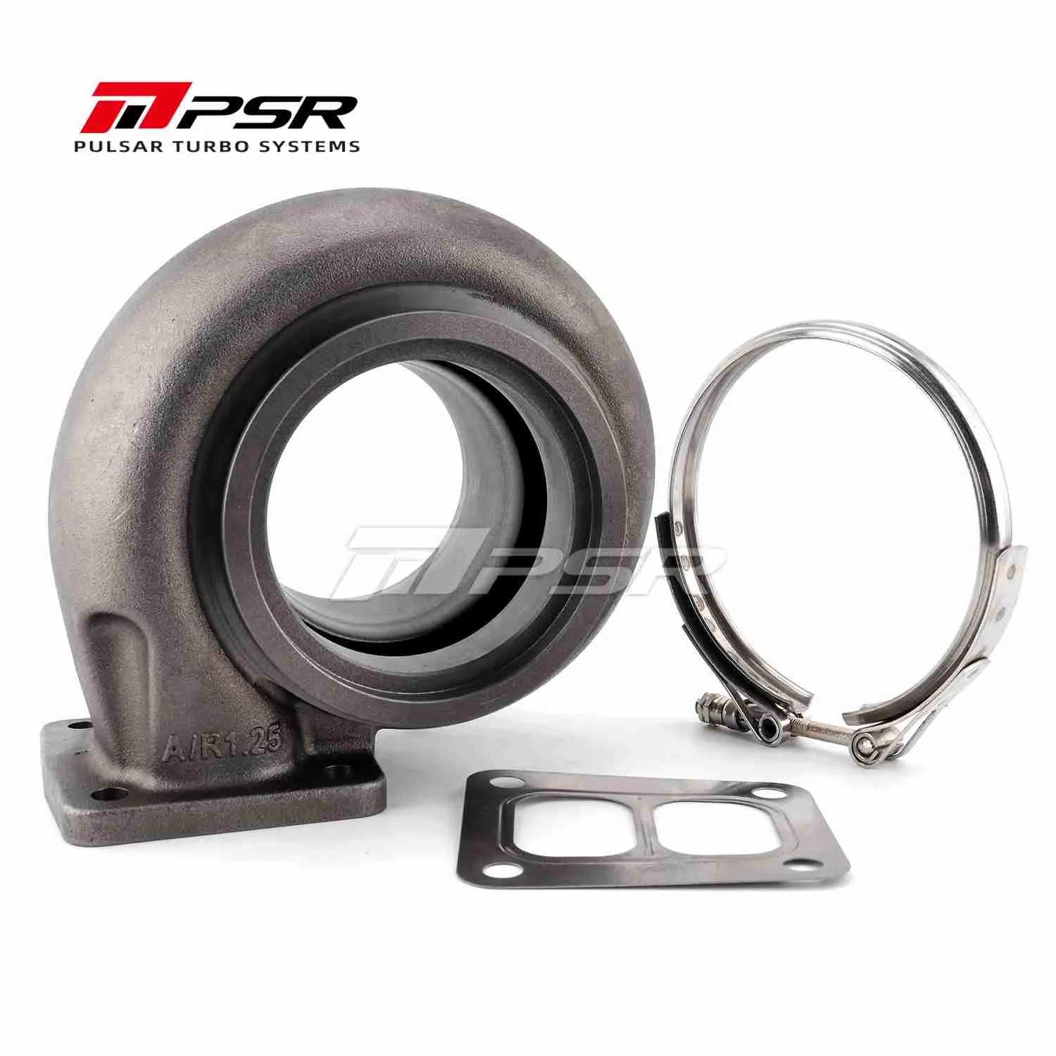 Pulsar Turbo PSR Turbine Housing for 400 Series Turbos 83/74mm 87/81mm 96/88mm 177216 / 14961016701 171698 171702 - T4 1.0A/R fits 87.1/81.4mm Turbine Wheel by Pulsar Turbo available at Torque Lab