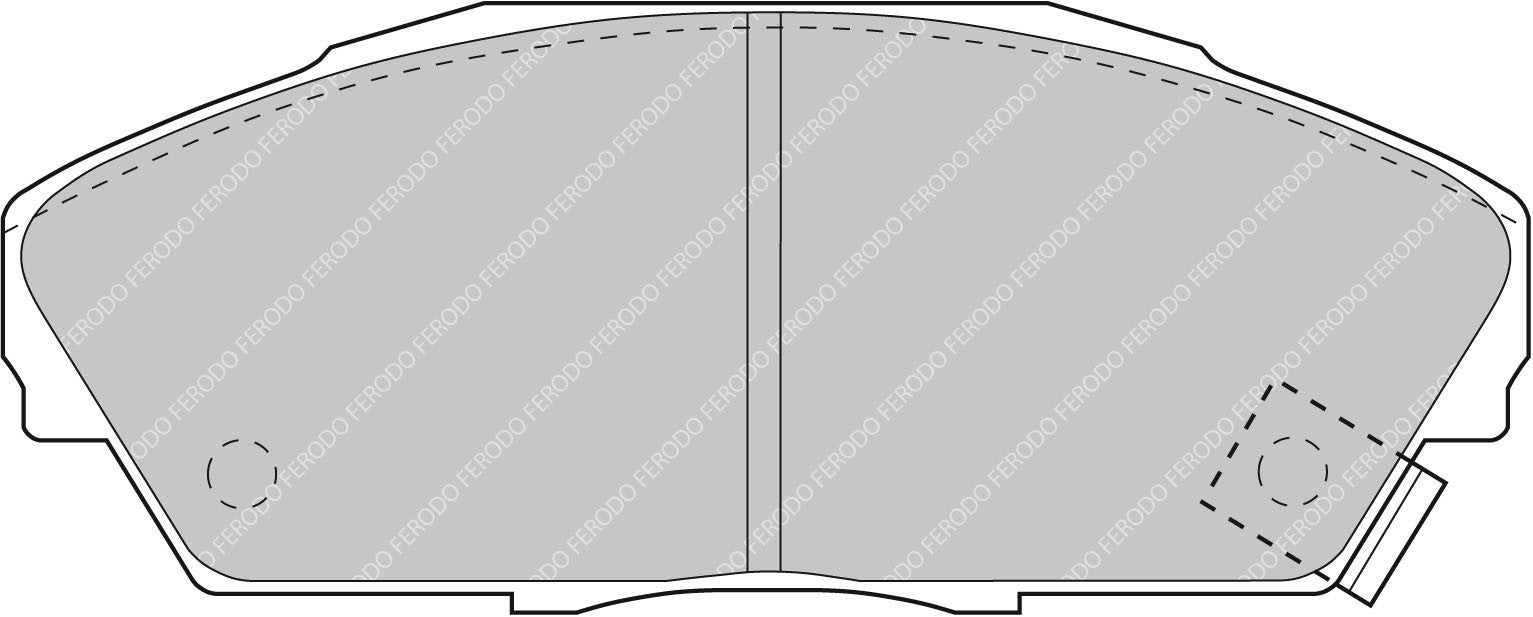 Ferodo Semi-Metallic Brake Pads | FER-FCP748H