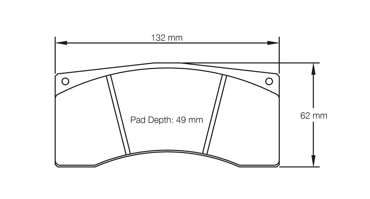Pagid Racing RST 5E Brake Pads - Rear | S1607T5E001 - Pagid Racing brake pads