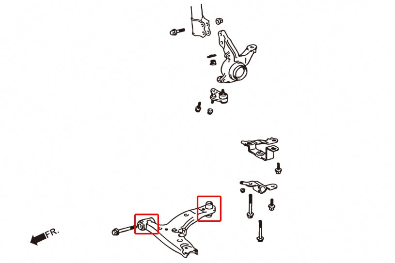 Front Lower Arm Bushing Toyota Corolla/altis/auris