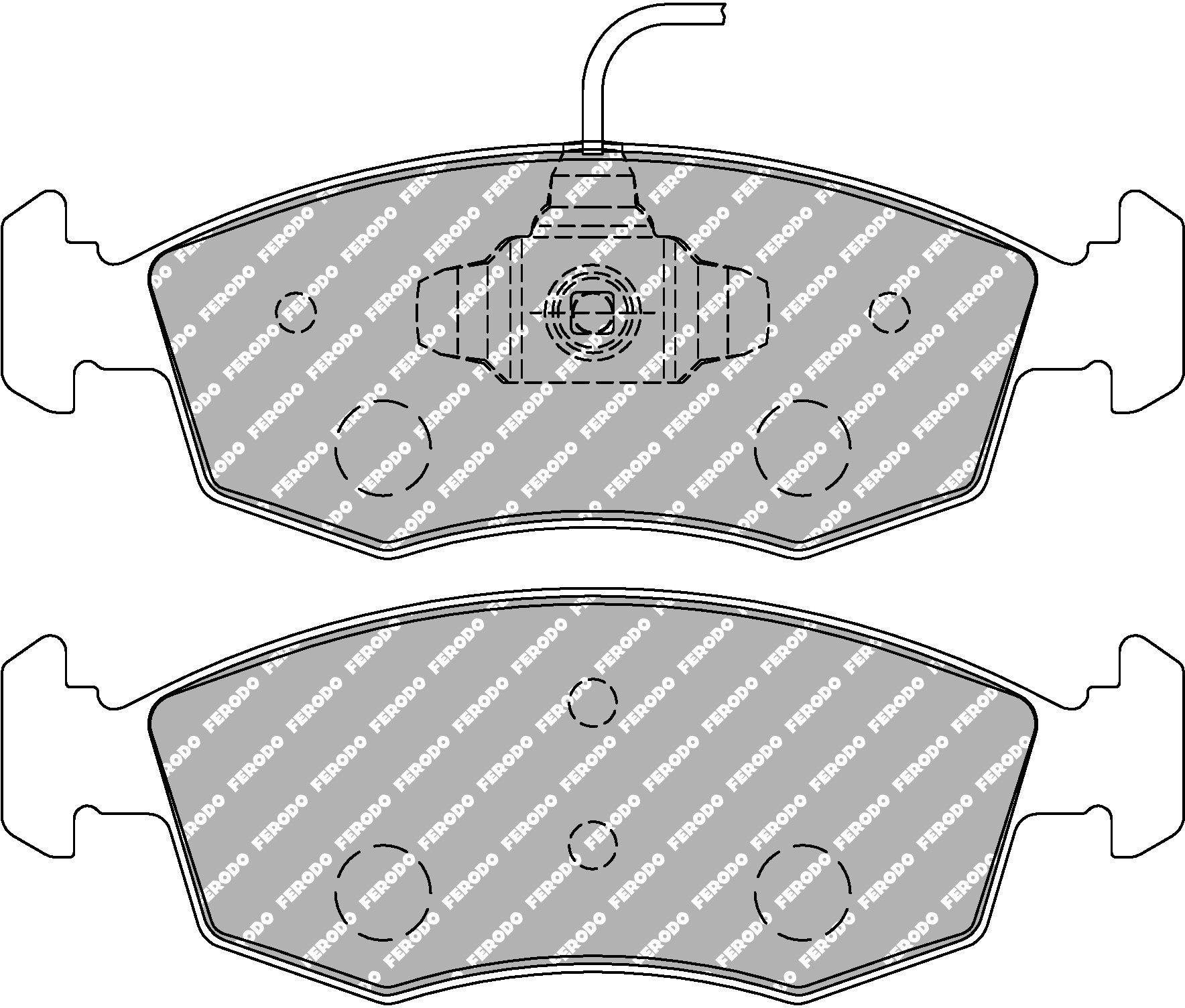 Ferodo Semi-Metallic Brake Pads | FER-FDS4353
