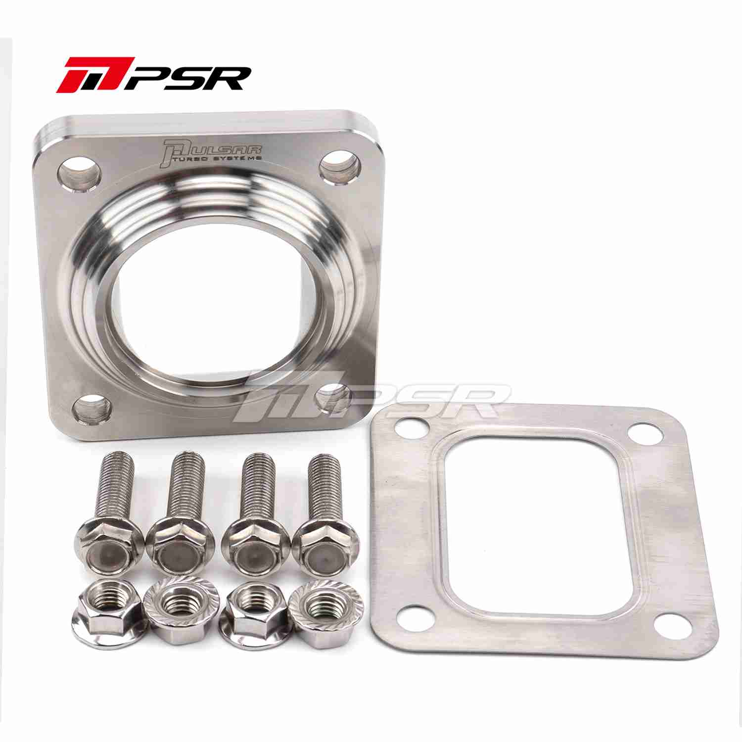 Pulsar Turbo PSR Billet Transition Flange, Hardware Kit included for a easy installation - T4 Open to 2" SCH-10/40 Piping by Pulsar Turbo available at Torque Lab