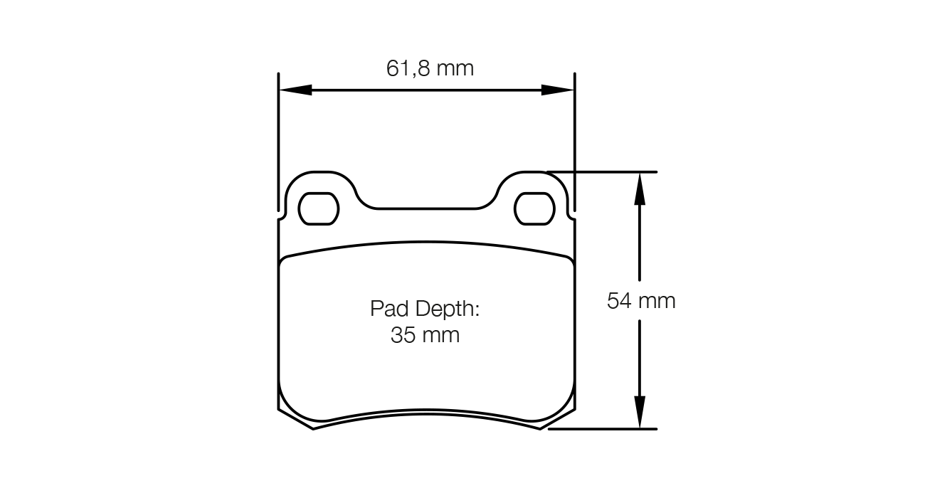 Pagid Racing RSH 42 Brake Pads - Rear | S1177H42001 - Pagid Racing brake pads