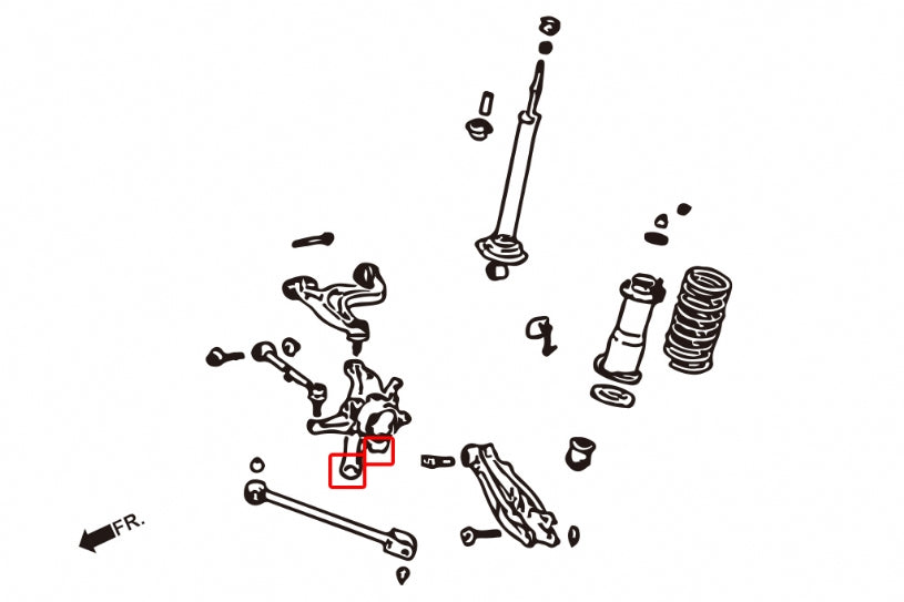Rear Knuckle Bushing Lexus, Toyota