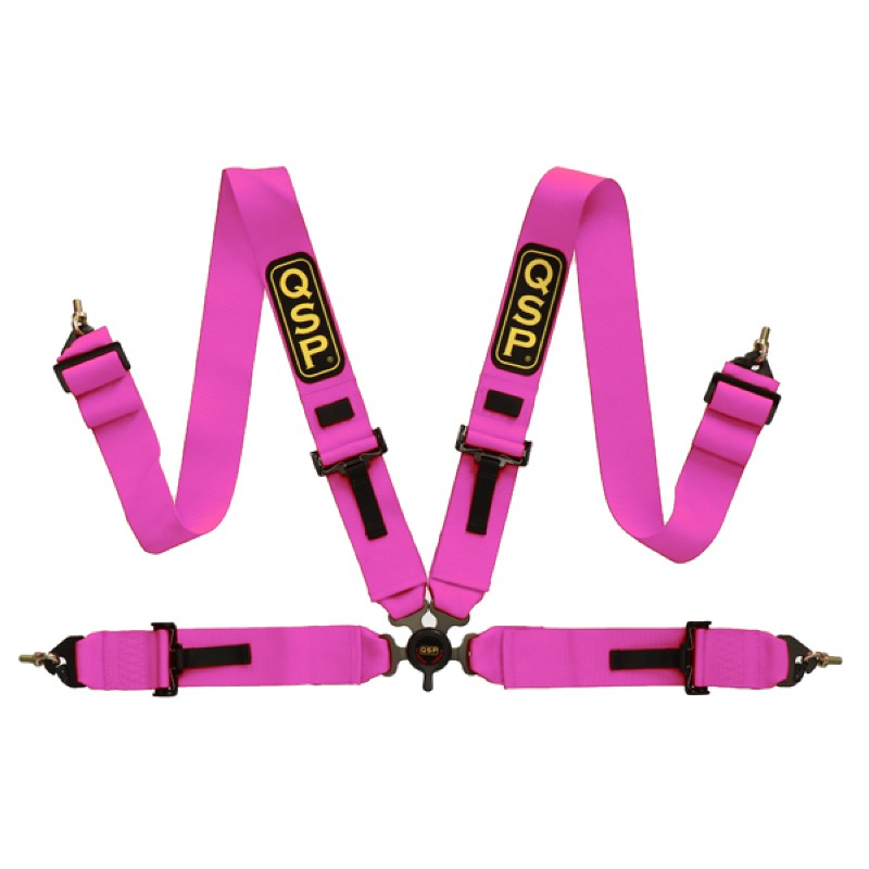 Seat Belt 4-P 3/3 - NON FIA - Pink