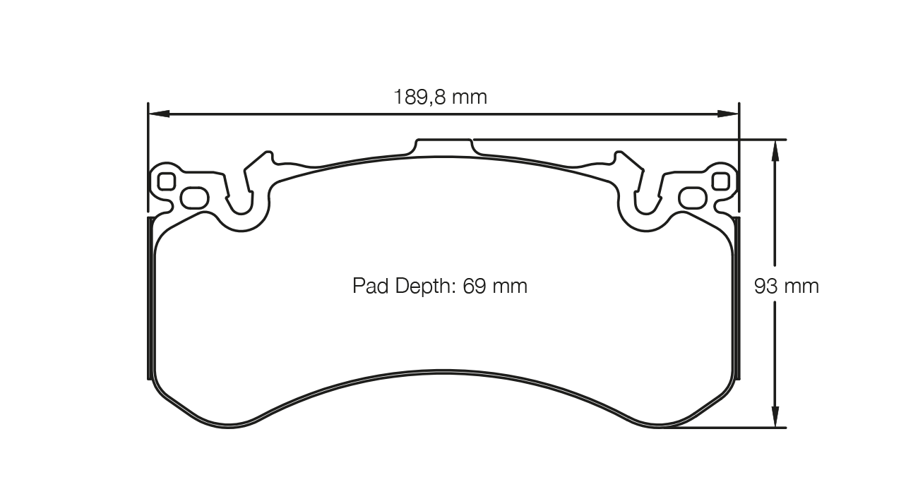 Pagid Racing RSC 1 Brake Pads - Front | S4937C01001 - Pagid Racing brake pads