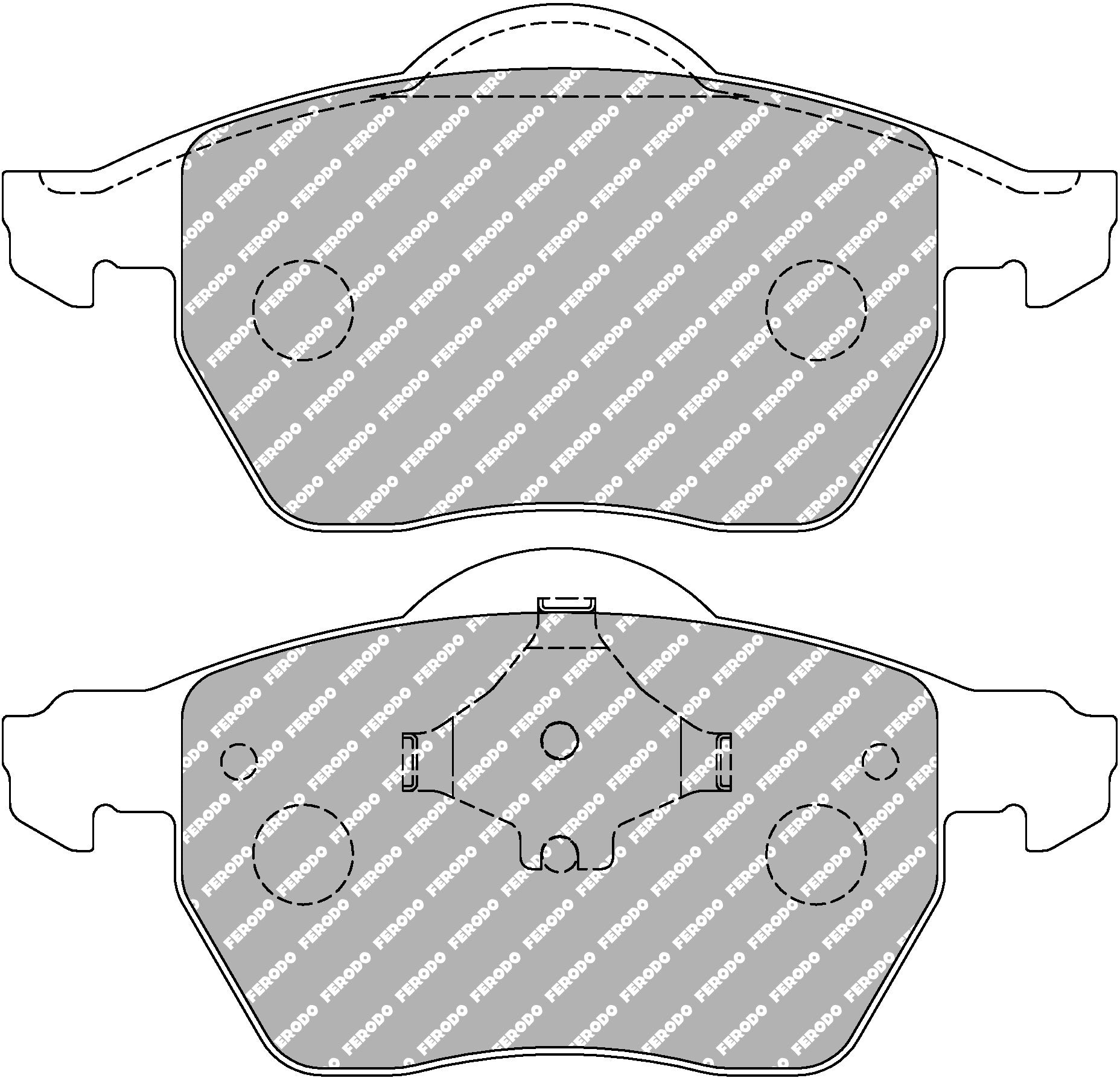 Ferodo Semi-Metallic Brake Pads | FER-FCP1717H