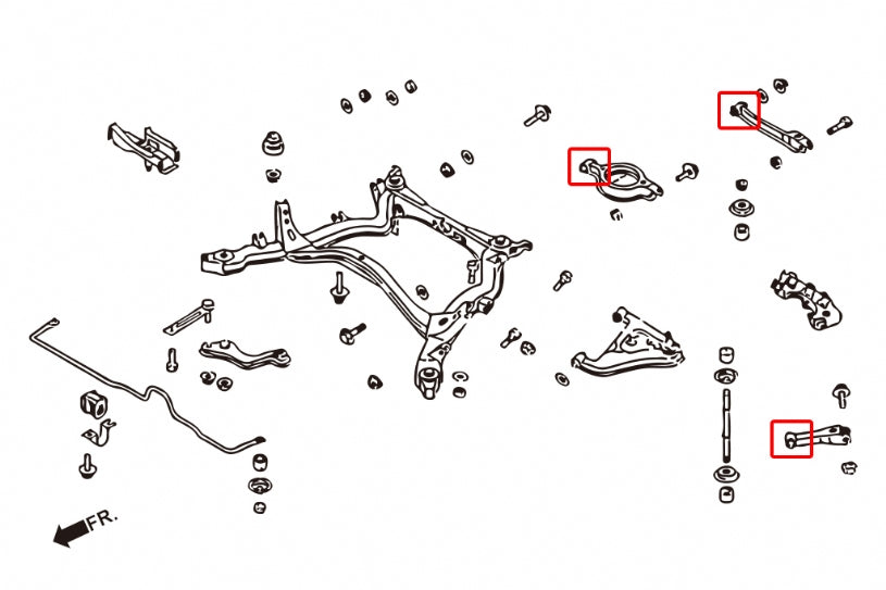 Rear Toe/traction/camber Link Bushing Nissan 240SX, Skyline, Z-series