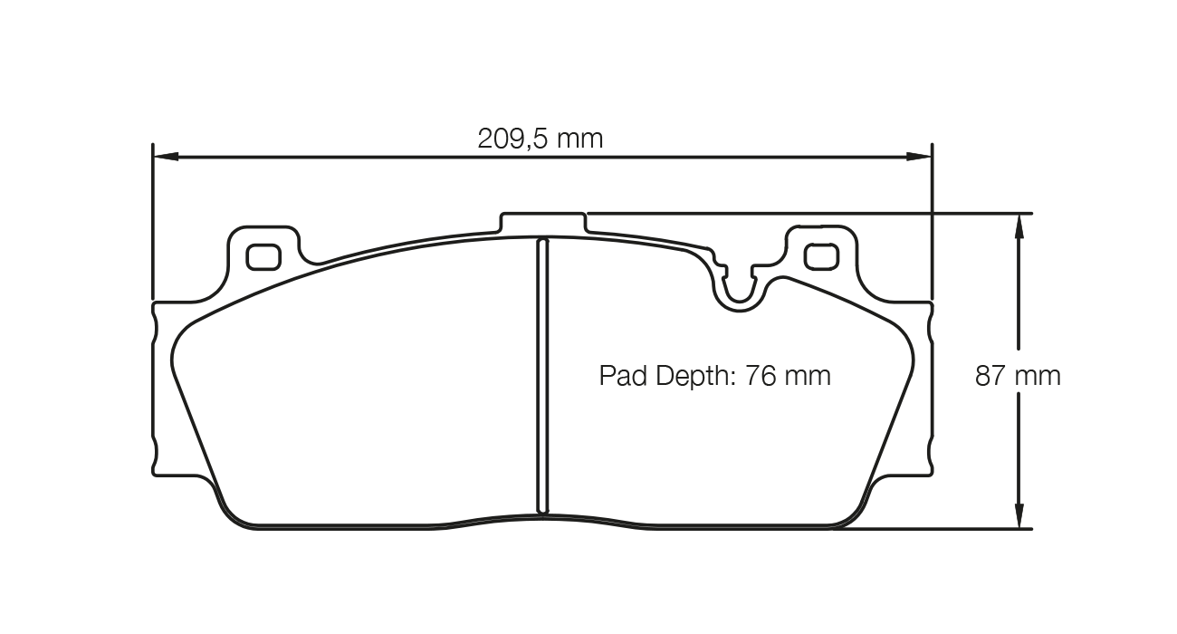 Pagid Racing RSC 1 Brake Pads - Front | S4934C01001 - Pagid Racing brake pads