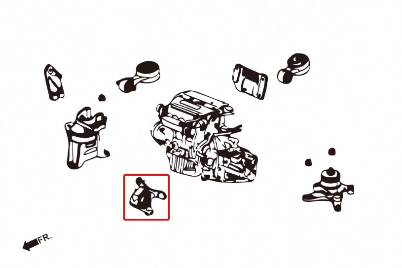 Front Engine Mount Honda Civic