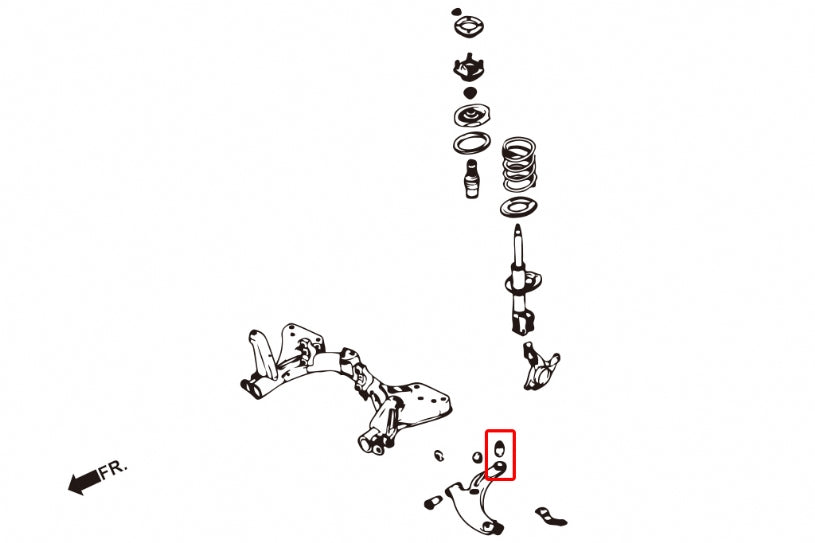 Front Lower Arm Bushing - Big Ford Tierra, Mazda 323, 5