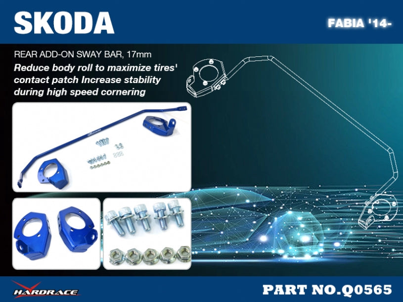 Rear Add On Sway Bar Skoda Fabia