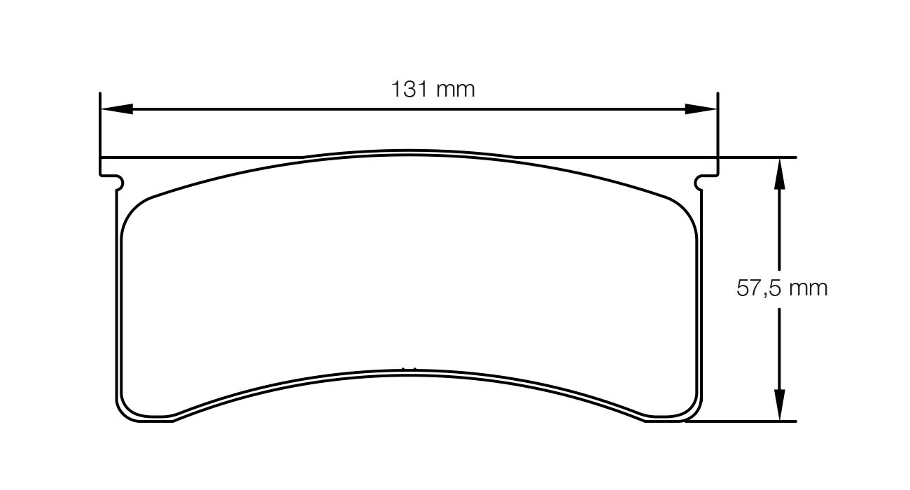 Pagid Racing RSH 29E Brake Pads - Front | S8086H29E01 - Pagid Racing brake pads