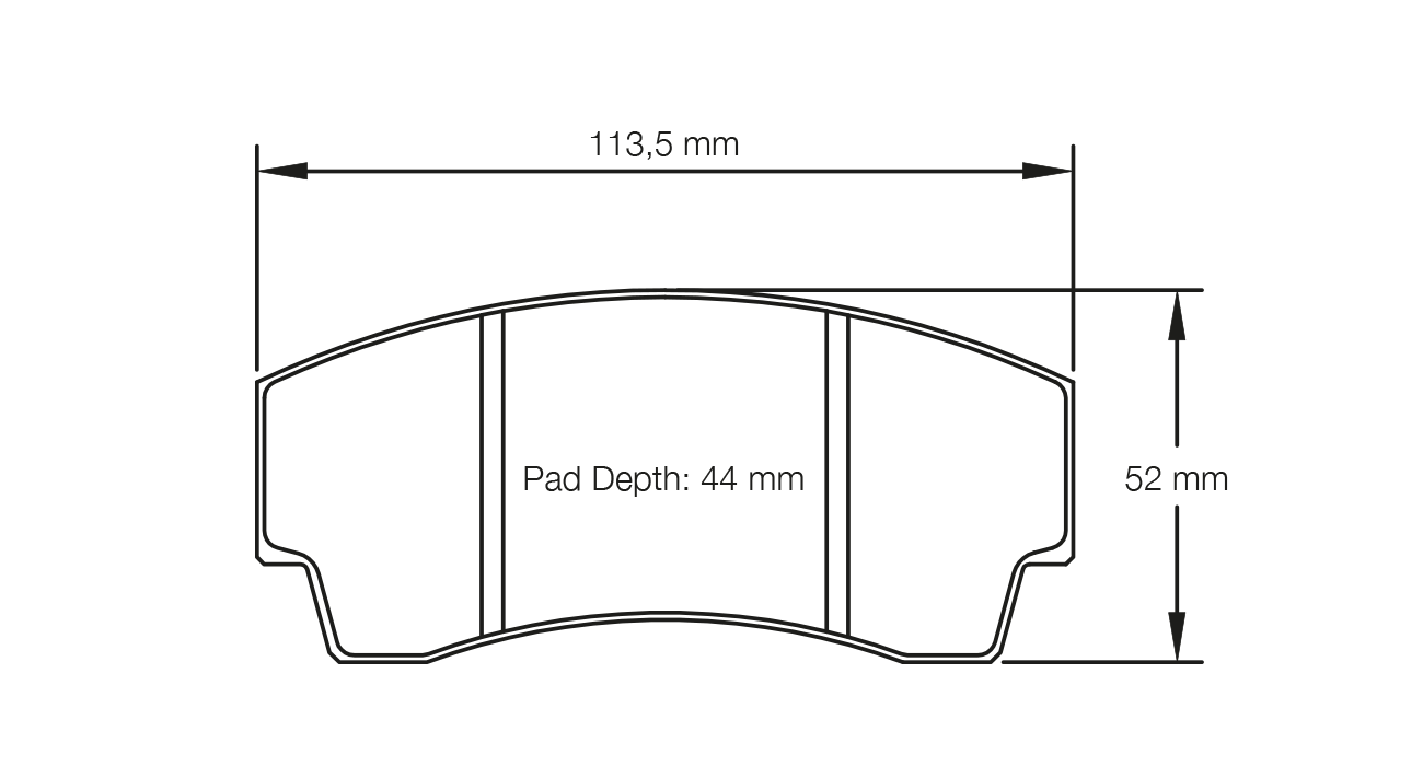 Pagid Racing RSL 29 Brake Pads - Brake | E212729010 - Pagid Racing brake pads