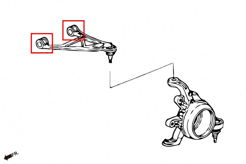 Rear Upper Arm Bushing Honda S2000