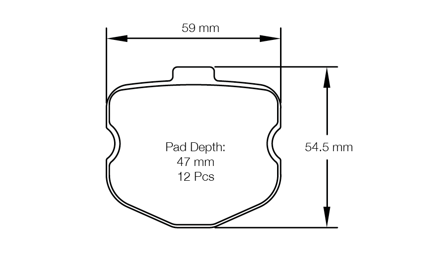 Pagid Racing RSL 29 Brake Pads - Front | S8240R29F01 - Pagid Racing brake pads