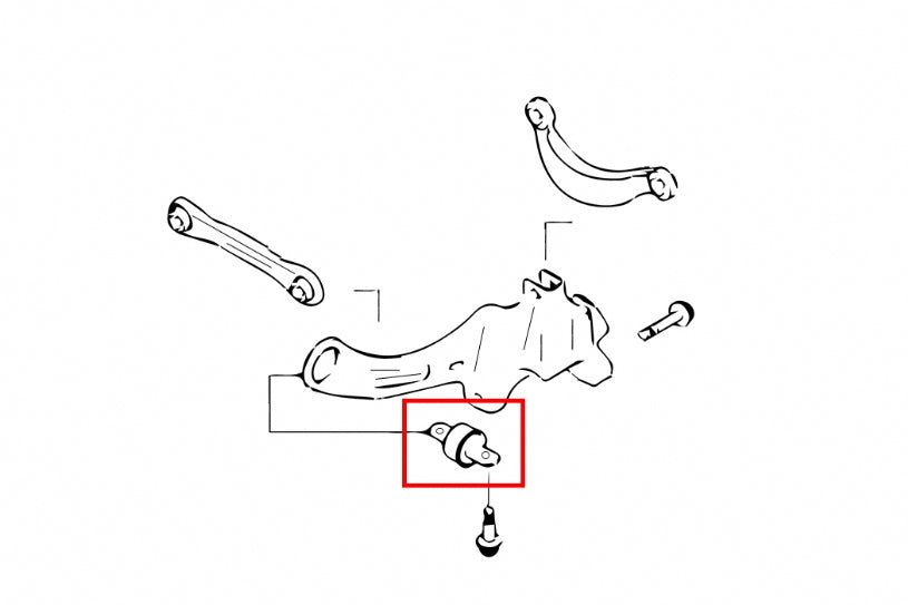 Rear Trailing Arm Bushing Ford, Mazda, Volvo