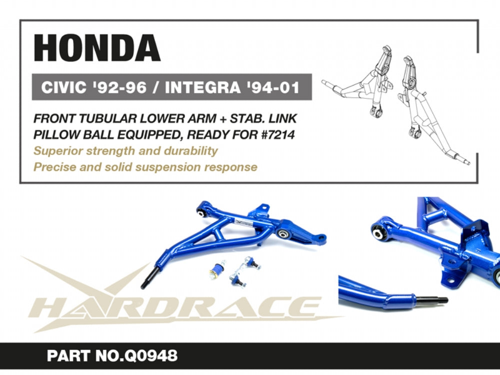 Front Lower Arm + Stab. Link Honda Civic