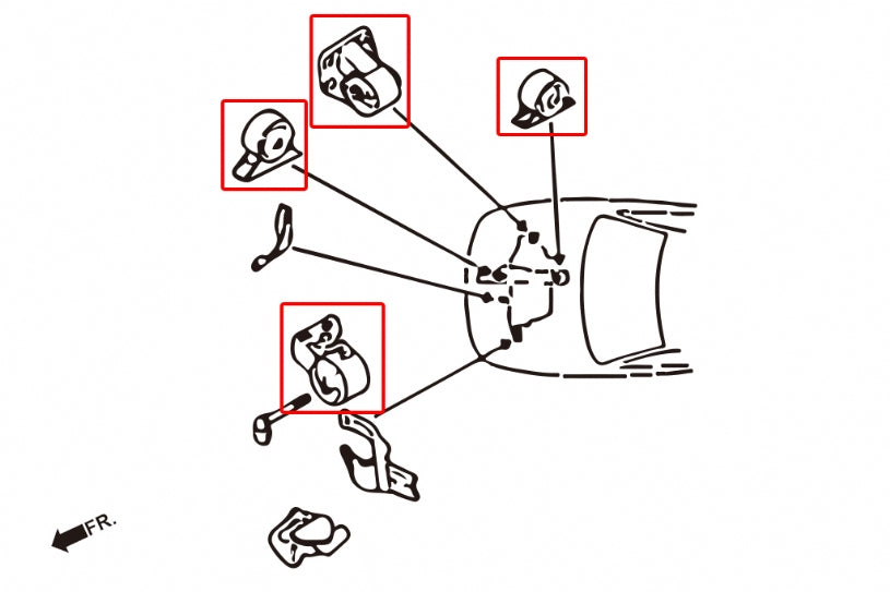 Harden Engine Mount Mitsubishi Lancer mirage