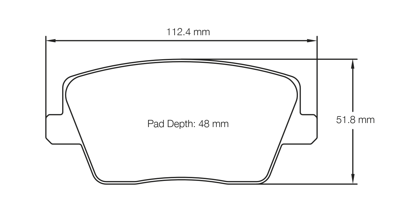 Pagid Racing RSL 2 Brake Pads - Rear | S7035L02001 - Pagid Racing brake pads