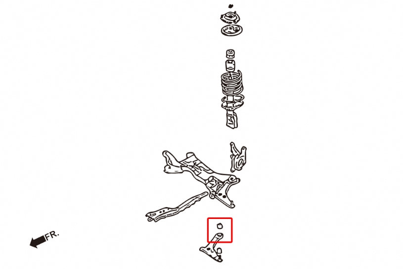 Front Lower Arm Bushing Mitsubishi Colt, Colt plus, Lancer mirage