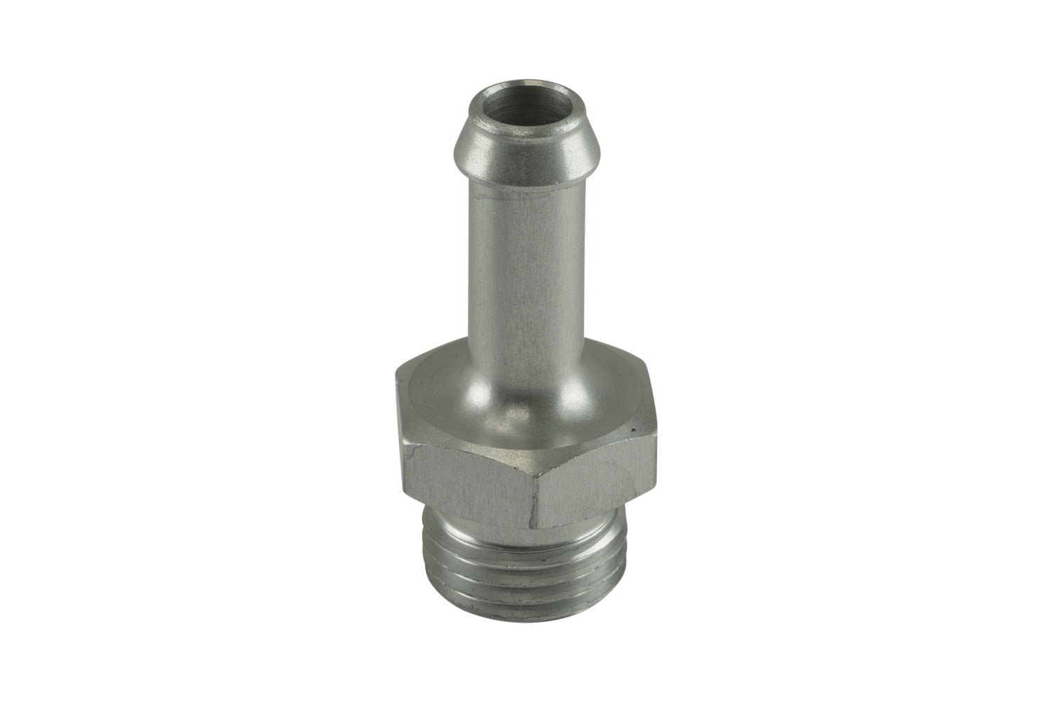 Fitting 8mm / 5/16" Hose End to -6 AN ORB Male Straight - Silver by Turbosmart - performance upgrade from Torque Lab