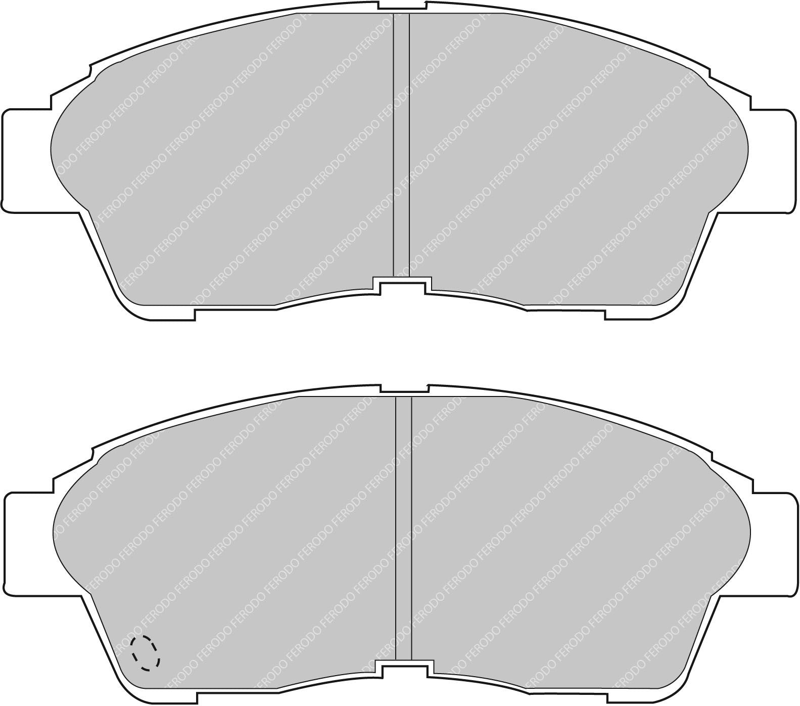 Ferodo Semi-Metallic Brake Pads | FER-FDS867