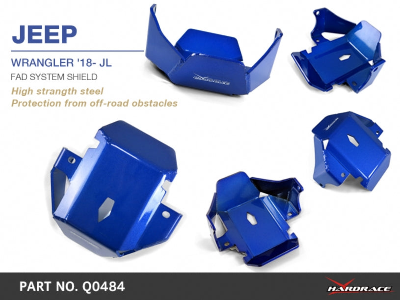 Fad Skid Plate Jeep Gladiator, Wrangler, Wrangler unlimited