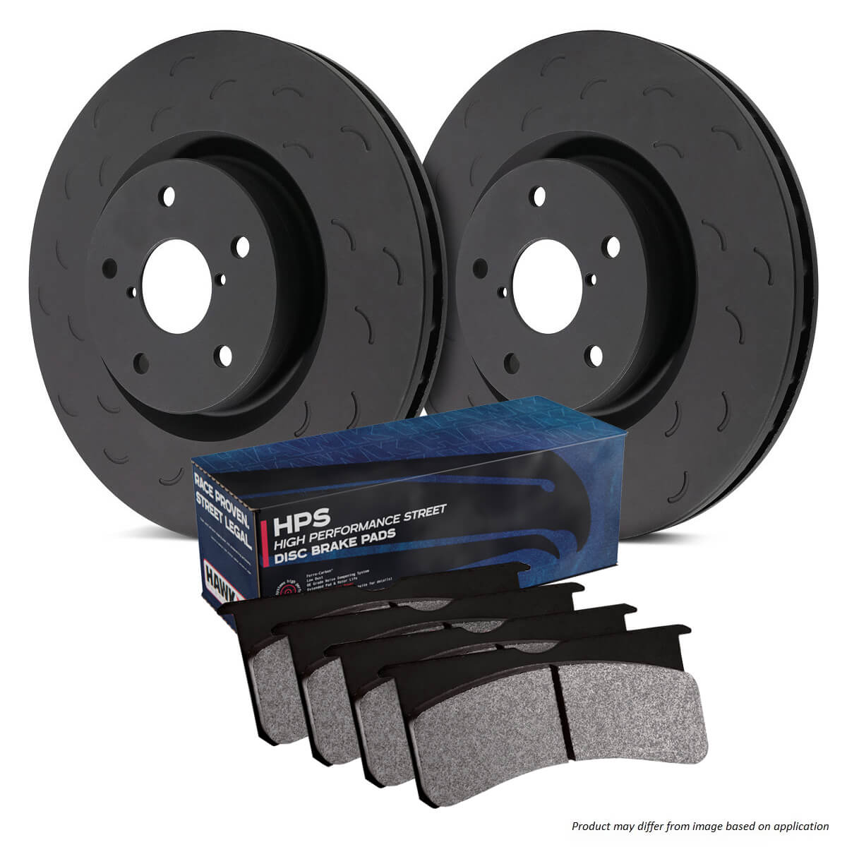HKS4451.299F - Hawk Brake Kit - HPS Pads & Talon Slotted Discs; Rear – Brake Pads by Hawk | Torque Lab