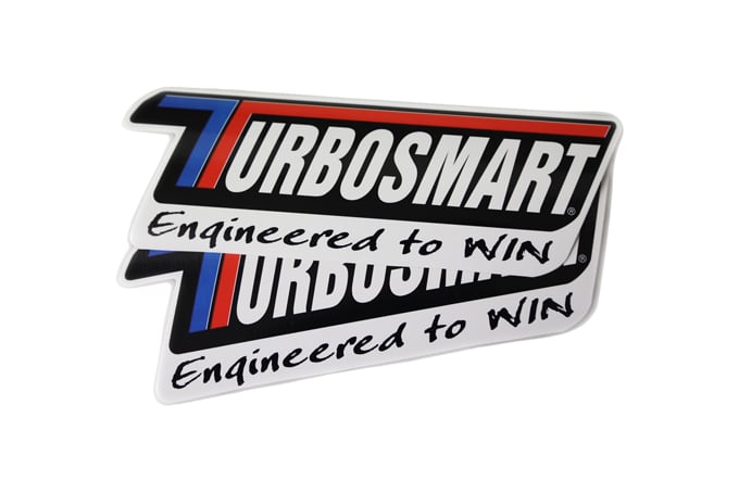TS Car Decal 600mm x 210mm by Turbosmart - performance upgrade from Torque Lab