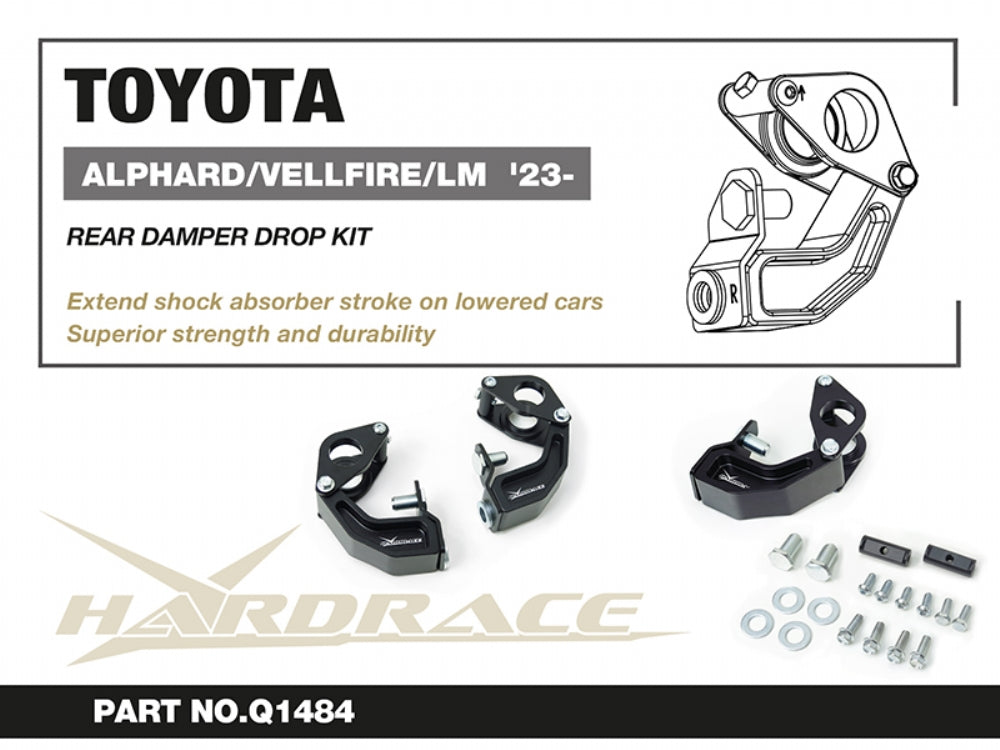 Rear Damper Drop Kit Toyota Alphard / vellfire, Lexus LM