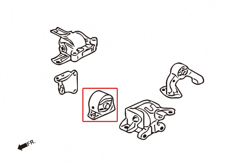 Harden Engine Mount Mitsubishi Lancer evolution, Lancer mirage, Outlander
